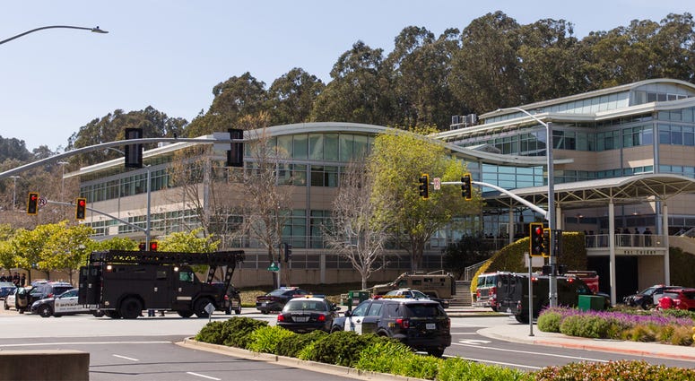 YouTube HQ Shooting Apr 3, 2018; San Bruno, CA, USA; Authorities react to a shooter at the YouTube Headquarters. Mandatory Credit: John Hefti-USA TODAY Sports