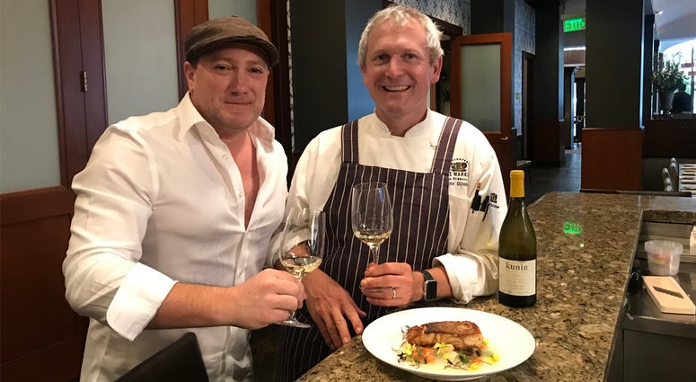 Chef Mark Dommen and Liam Chef Mark Dommen and Liam