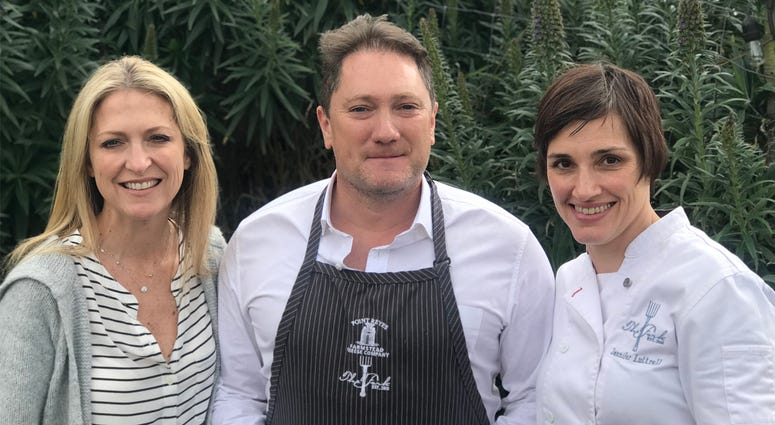 Jill Giacomini-Basch, Liam and Chef Jennifer Luttrell Jill Giacomini-Basch, Liam and Chef Jennifer Luttrell