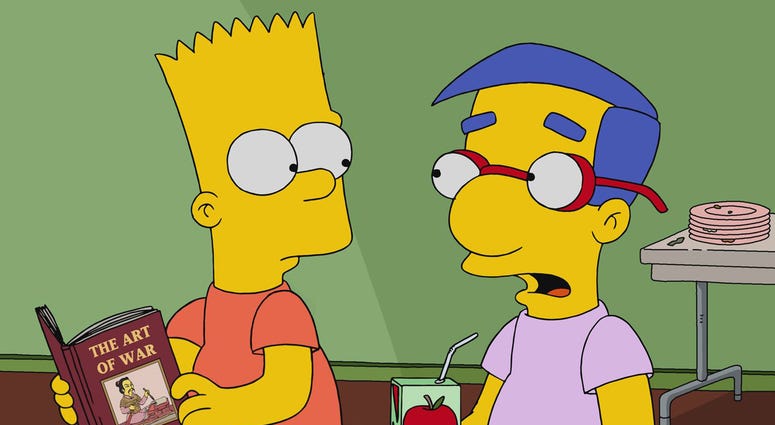 The Simpsons 'No Good Read Goes Unpunished' "The Simpsons" has briefly addressed criticism of its portrayal of its Indian shop owner, Apu, but a comedian who helped spark a conversation about the character calls the show's response "sad."