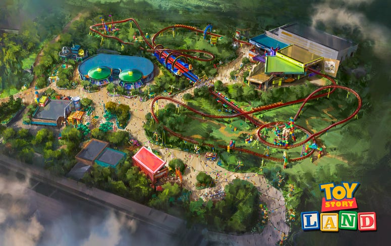 Toy Story Land Map Toy Story Land Map
