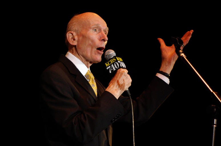Longtime KCBS Radio announcer Al Hart was also a talented vocalist Al Hart