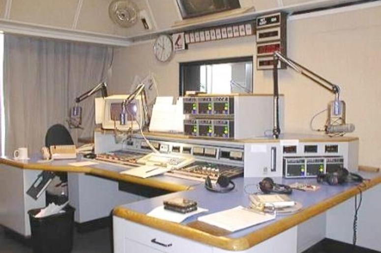 Studio A at Embarcadero Center in 1996, 4 years before KCBS Radio would move from Embarcadero Center to its current home Studio A at KCBS Radio Embarcadero Center