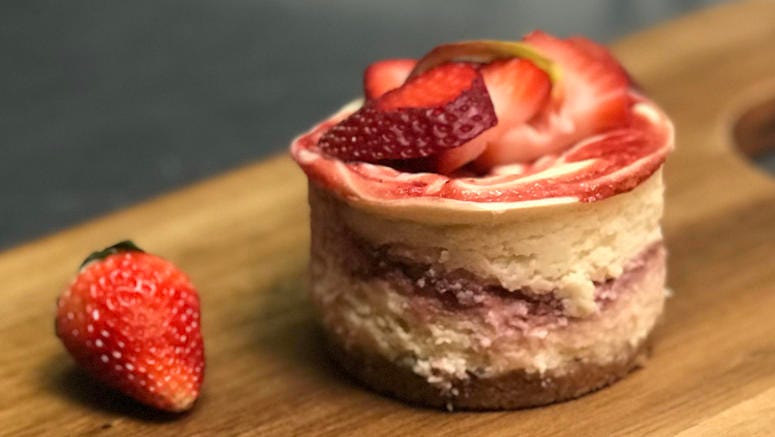 Chef Charles Farrier's 'Strawberry Fields Forever' Cheesecake Chef Charles Farrier's 'Strawberry Fields Forever' Cheesecake
