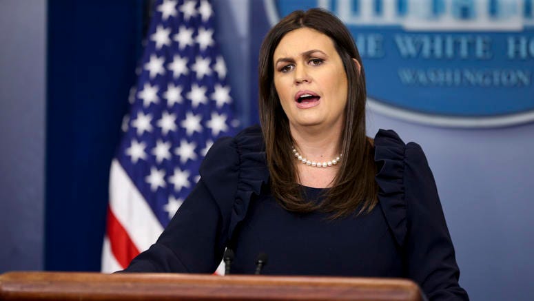 Sarah Huckabee Sanders, White House Press Secretary Sarah Huckabee Sanders, White House Press Secretary