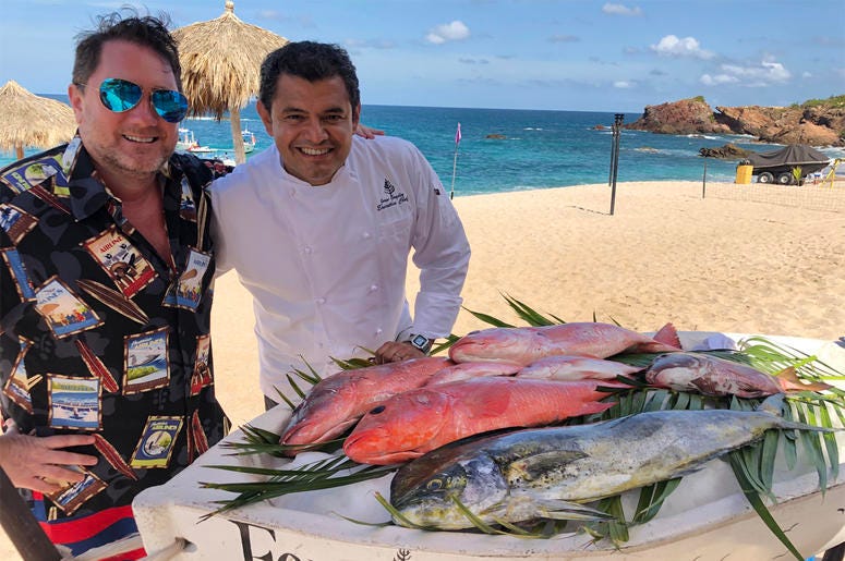 Chef Jorge González & Liam Chef Jorge González & Liam (Photo credit: Foodie Chap/Liam Mayclem)