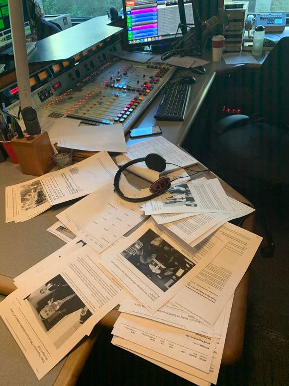 Stan Bunger's desk on during impeachment hearings on Nov. 19, 2019. Stan Bunger's desk on during impeachment hearings on Nov. 19, 2019.