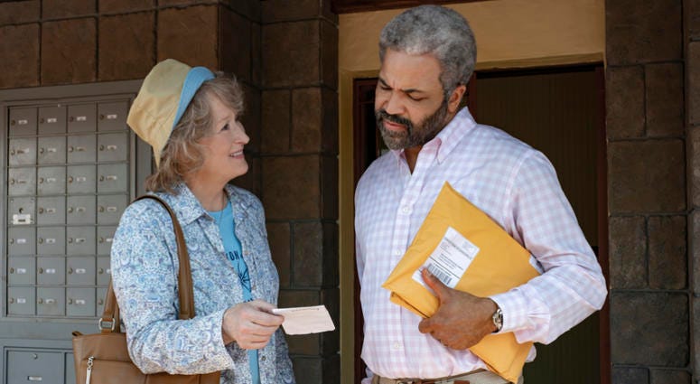 This image released by Netflix shows Meryl Streep, left, and Jeffrey Wright in a scene from "The Laundromat." Netflix has released “The Laundromat,” a movie based on the so-called Panama Papers, despite an attempt by two lawyers to stop its release. This image released by Netflix shows Meryl Streep, left, and Jeffrey Wright in a scene from "The Laundromat." Netflix has released “The Laundromat,” a movie based on the so-called Panama Papers, despite an attempt by two lawyers to stop its release.