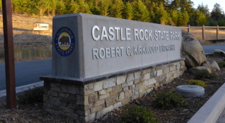 The new entrance to Castle Rock State Park The new entrance to Castle Rock State Park
