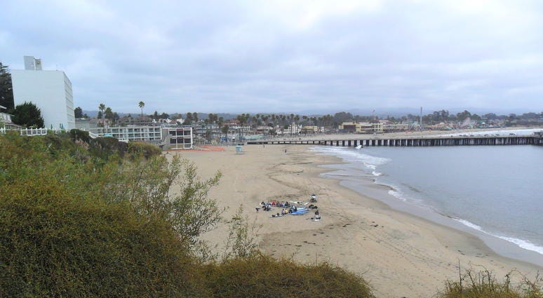 Cowell Beach in Santa Cruz Cowell Beach in Santa Cruz.
