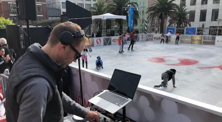 The ice skating rink in Union Square opened on Nov. 5, 2019. The ice skating rink in Union Square opened on Nov. 5, 2019.