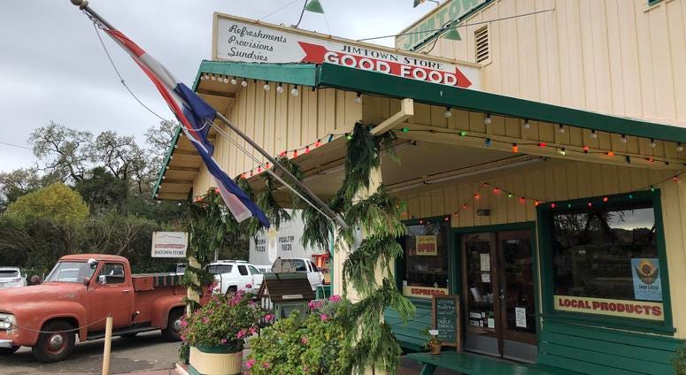 The Jimtown store near Healdsburg.