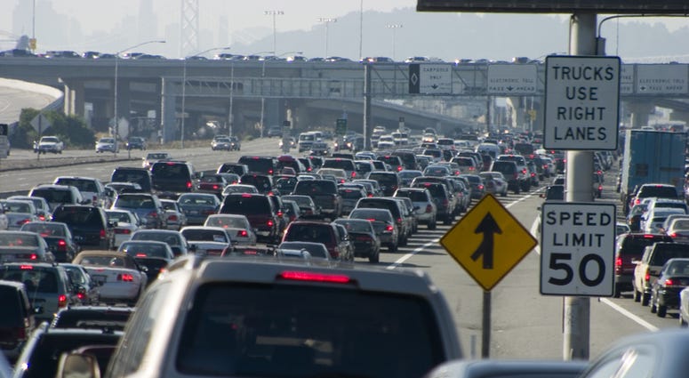 Bay Bridge Traffic Jam Bay Bridge Traffic Jam