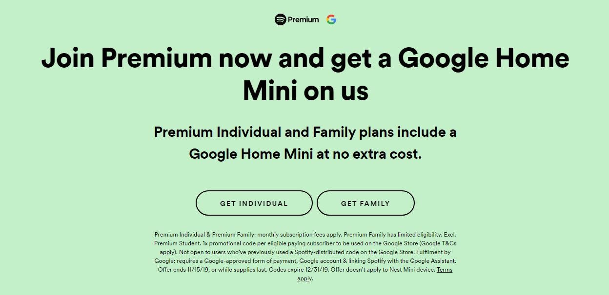 2 spotify accounts on google home