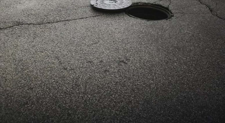Heavy Rains Cause Sinkhole To Open Along McKnight Road Heavy Rains Cause Sinkhole To Open Along McKnight Road