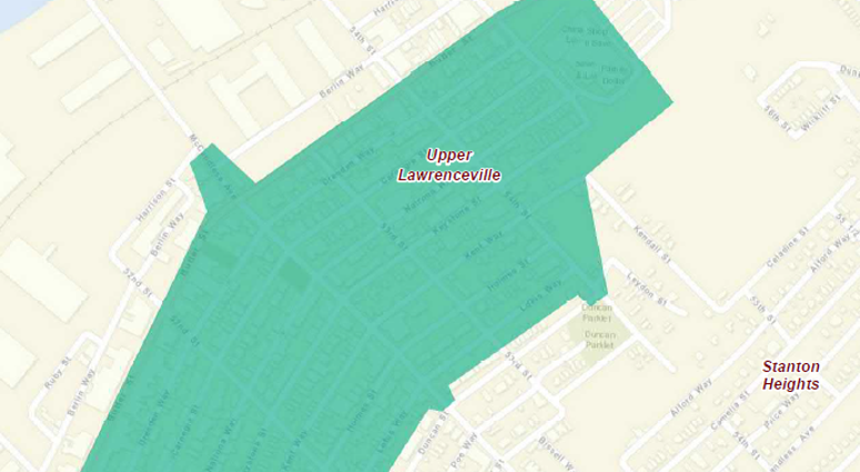 infected area