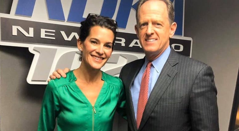Senator Pat Toomey and Wendy Bell in KDKA Radio studio