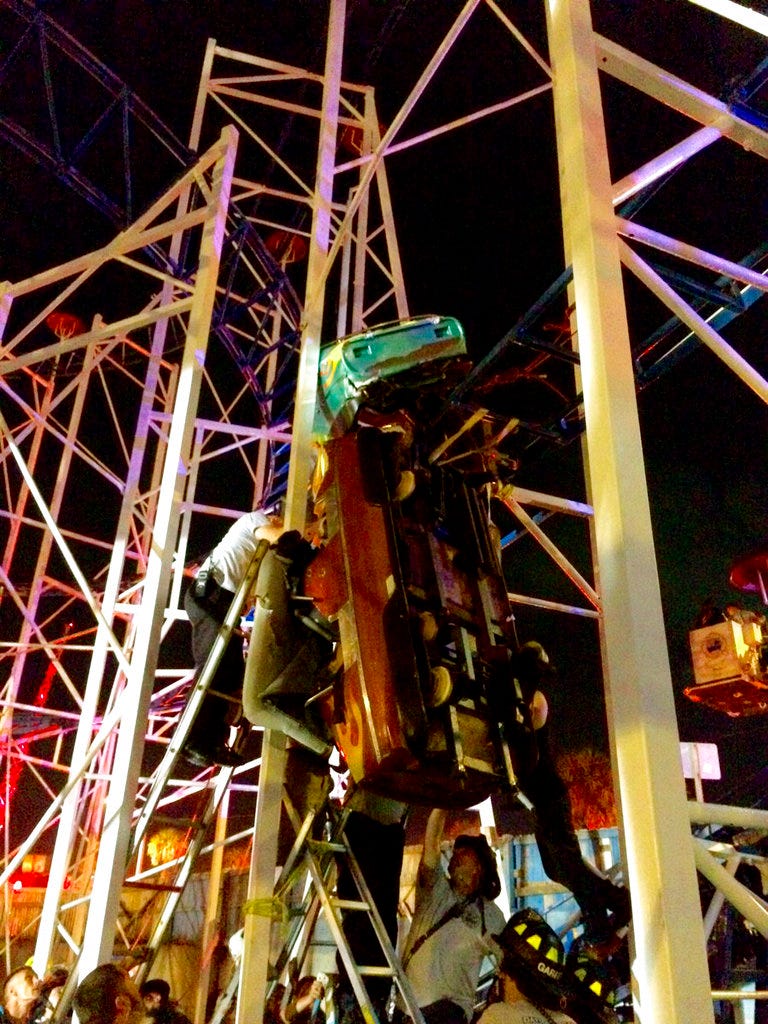 Roller Coaster at Daytona Beach Boardwalk Roller Coaster at Daytona Beach Boardwalk