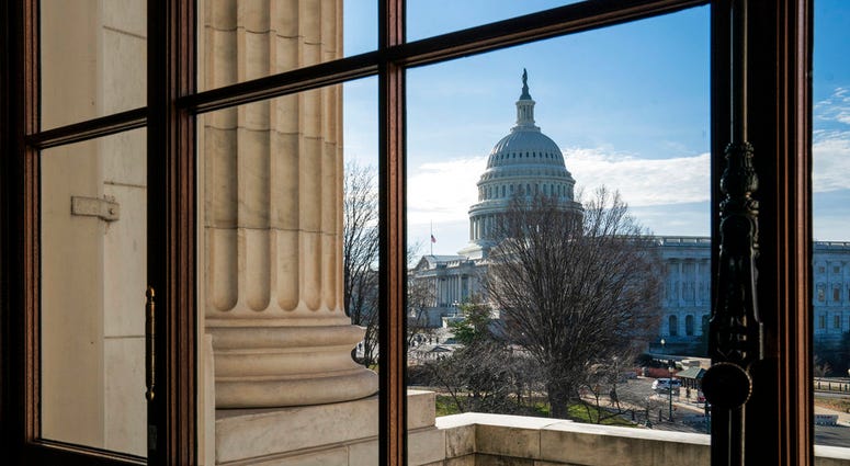 The Capitol Dome is seen from the Russell Senate Office Building in Washington The Capitol Dome is seen from the Russell Senate Office Building in Washington