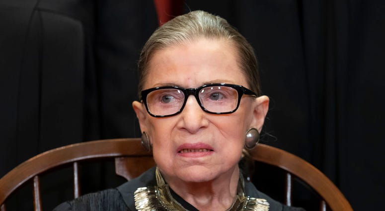 Associate Justice Ruth Bader Ginsburg AP DO NOT USE