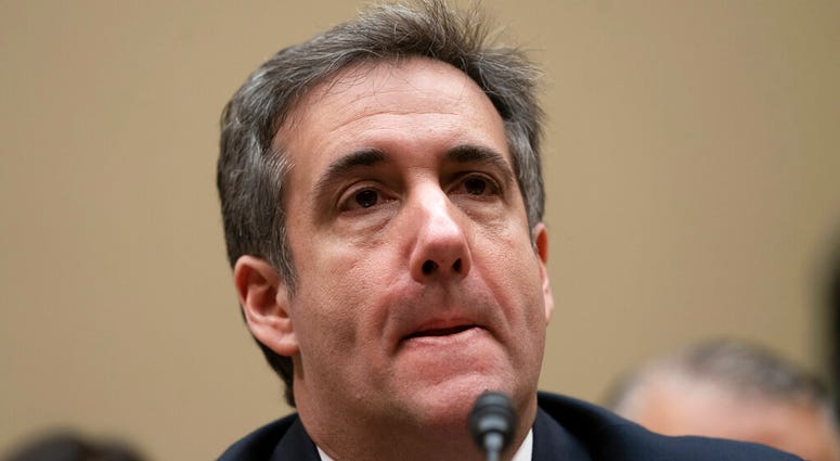 Michael Cohen, President Donald Trump's former lawyer, testifies before the House Oversight and Reform Committee, on Capitol Hill, Wednesday, Feb. 27, 2019 AP DO NOT USE