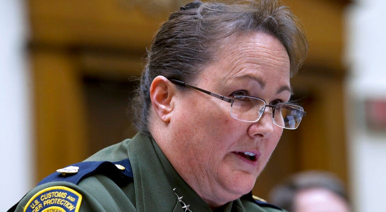 In this Feb. 26, 2019, photo, U.S. Border Patrol Customs and Border Protection Chief Carla Provost testifies before the House Judiciary Committee on Capitol Hill in Washington, Tuesday, Feb. 26, 2019. AP DO NOT USE