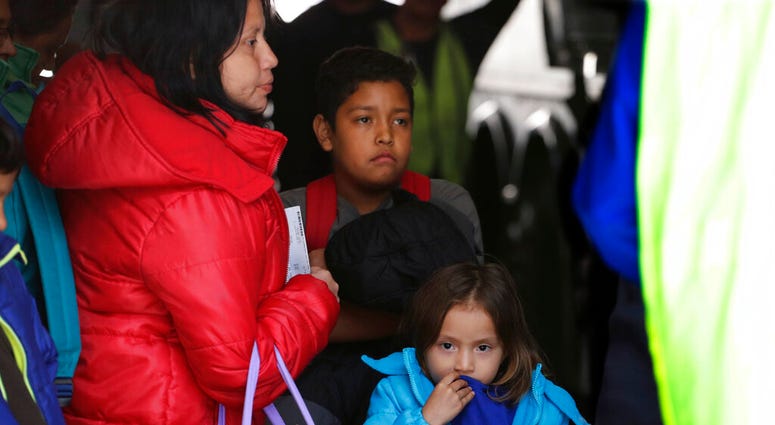 immigrants from Central America seeking asylum board a bus in San Antonio. The Trump administration has alerted two counties in Florida to prepare for an influx of immigrants at the border. The federal government is planning to transport more than 100 im immigrants from Central America seeking asylum board a bus in San Antonio. The Trump administration has alerted two counties in Florida to prepare for an influx of immigrants at the border. The federal government is planning to transport more than 100 im