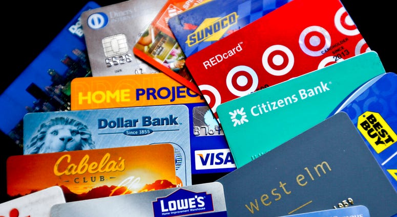 an assortment of credit cards and rewards cards are shown in Zelienople, Pa an assortment of credit cards and rewards cards are shown in Zelienople, Pa