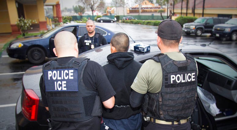 U.S. Immigration and Customs Enforcement, foreign nationals are arrested during a targeted enforcement operation conducted by U.S. Immigration and Customs Enforcement U.S. Immigration and Customs Enforcement, foreign nationals are arrested during a targeted enforcement operation conducted by U.S. Immigration and Customs Enforcement