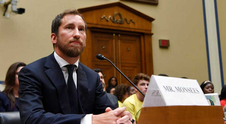 JUUL Labs co-founder and Chief Product Officer James Monsees testifies before a House Oversight and Government Reform subcommittee on Capitol Hill in Washington AP DO NOT USE