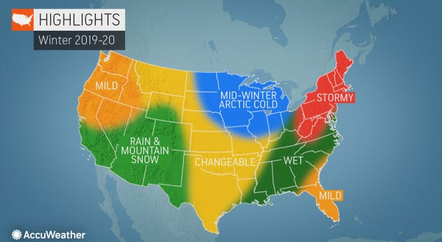 AccuWeather winter forecast