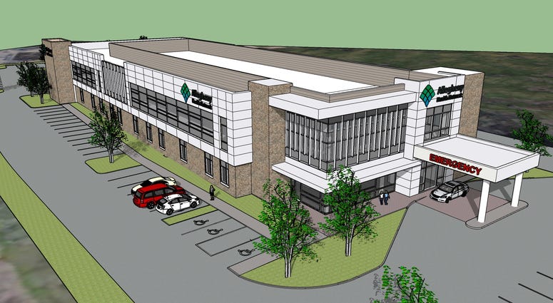 Artist's Rendering Of AHN's Neighborhood Hospital in Brentwood AHN Brentwood