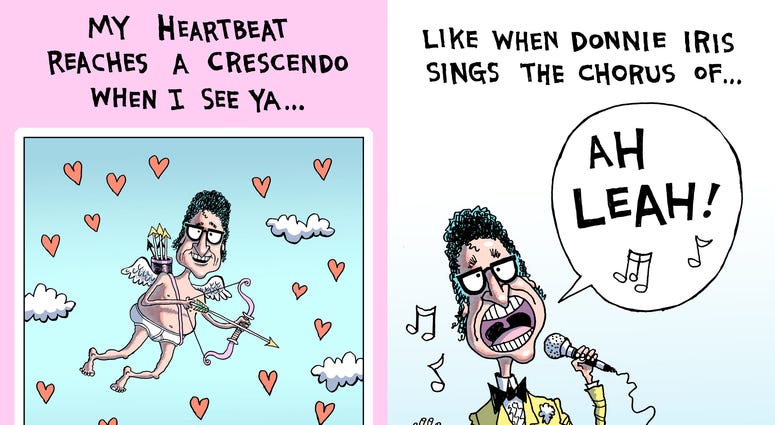 Donnie Iris Valentine's Day Card
