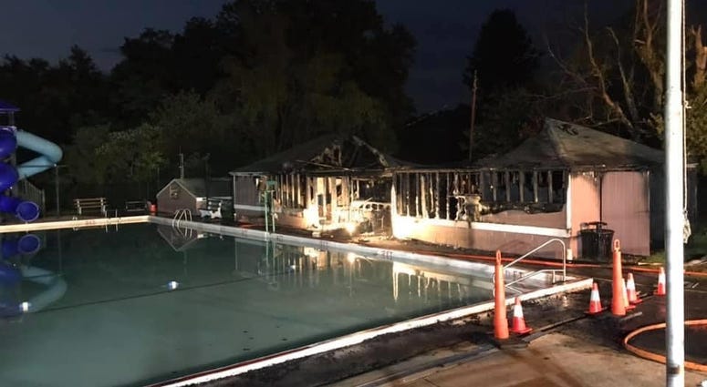 Fire in Elizabeth Township
