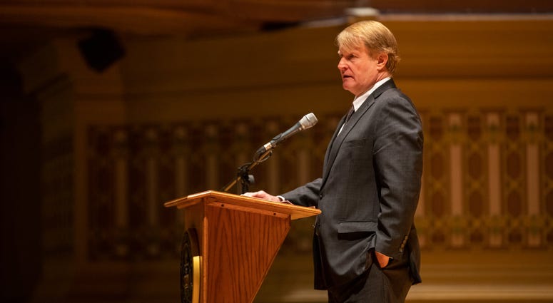 Allegheny County Executive Rich Fitzgerald speaks during is inauguration January 2, 2020