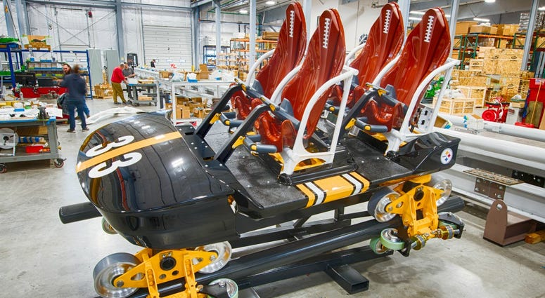 Steel Curtain Coaster Cars
