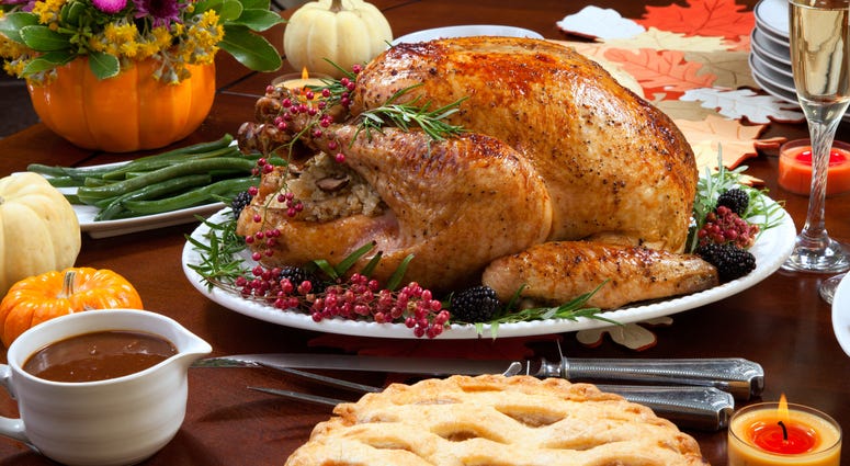 Turkey dinner on Thanksgiving Thanksgiving turkey