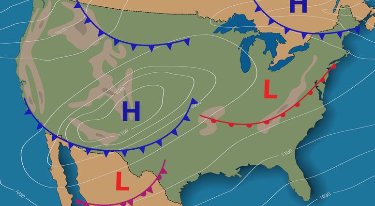 generic weather map