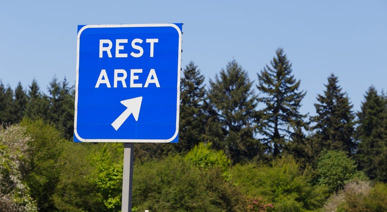 Rest Area Sign Rest Area Sign