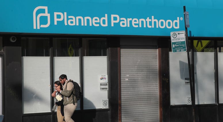 Outside a Planned Parenthood