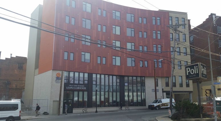 Affordable housing has gone up at a location that once housed one of the swankiest restaurants in the city. Affordable housing has gone up at a location that once housed one of the swankiest restaurants in the city.