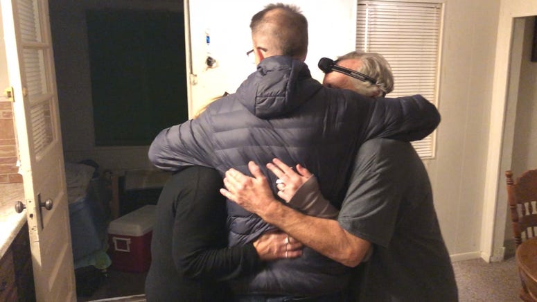 Marty embraces the Howatineck family