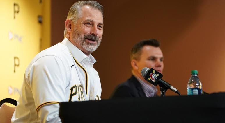 Pirates manager Derek Shelton Pirates manager Derek Shelton