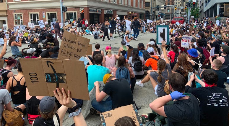 George Floyd Protest Thursday June 4