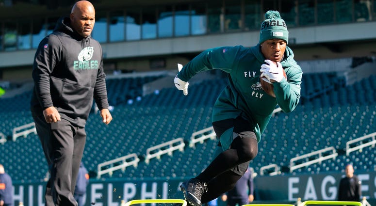 Darren Sproles working out Darren Sproles