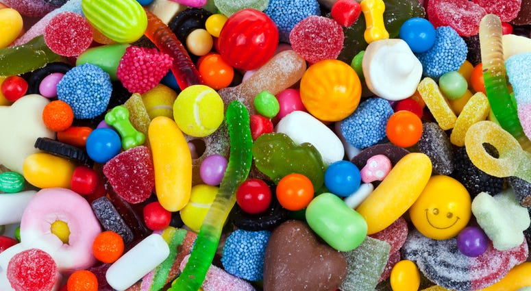 Assorted Halloween candy