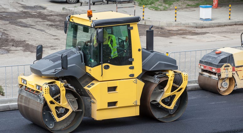 File Photo: Road being paved