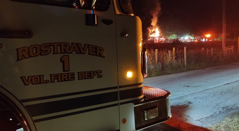 Collinsburg fire