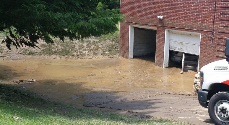 Flooding in O'Hara Township