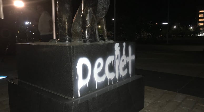 Police_Memorial_ vandalized